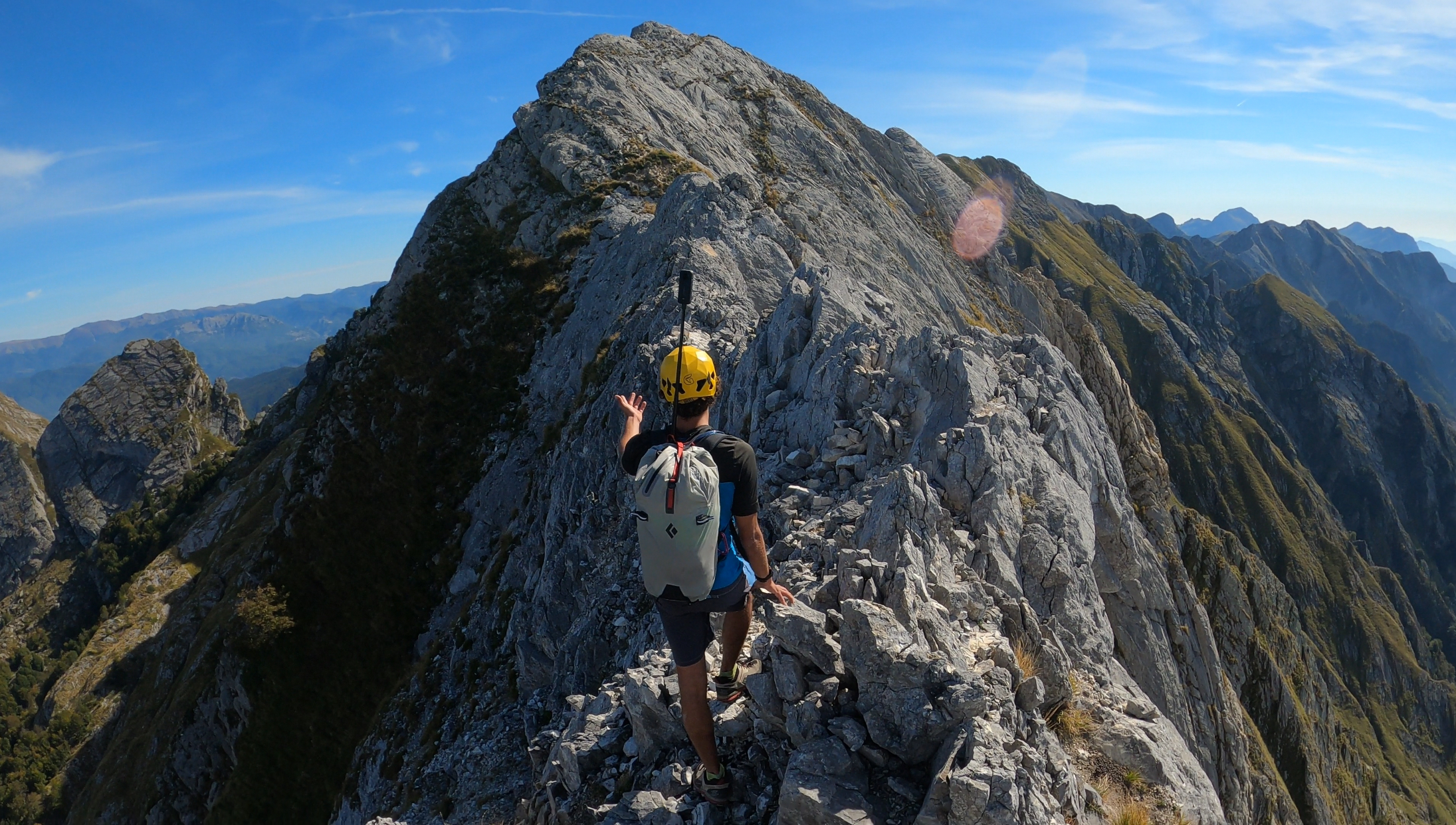 Quasi in vetta al monte Contrario