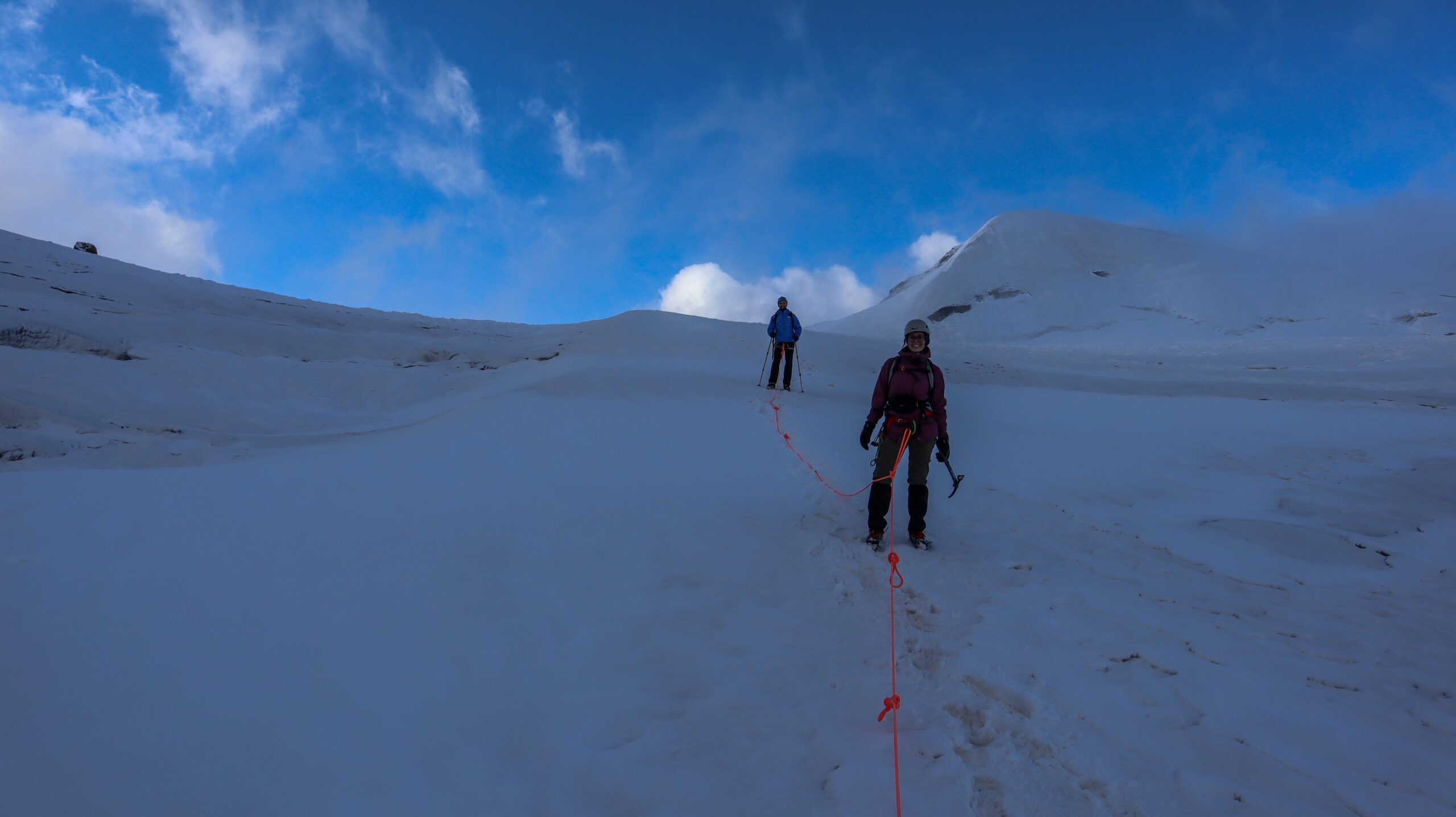 In discesa dal col de l'Eveque