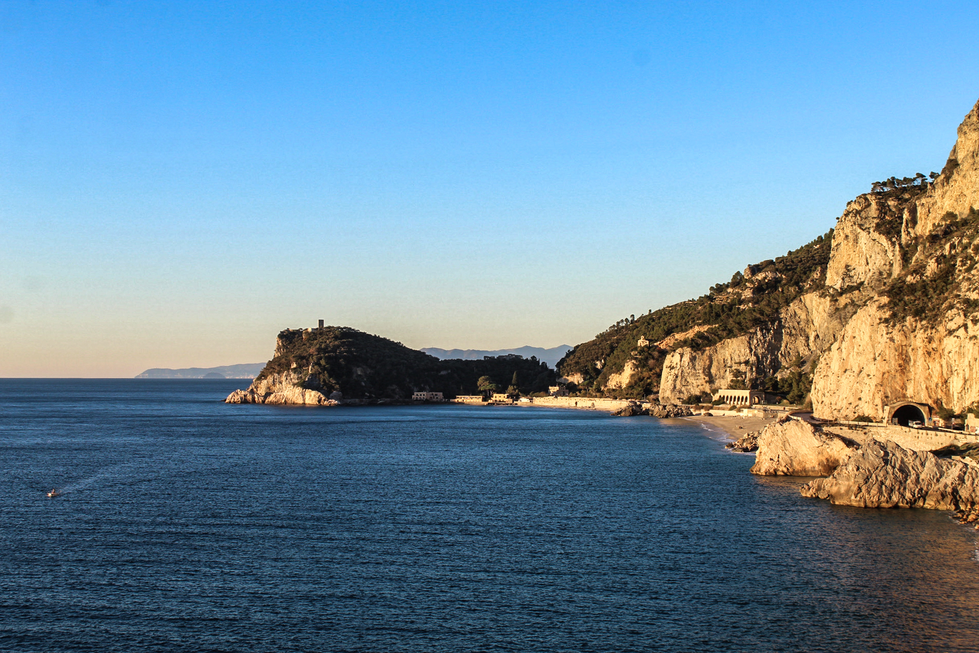 Panorama su Punta Crena