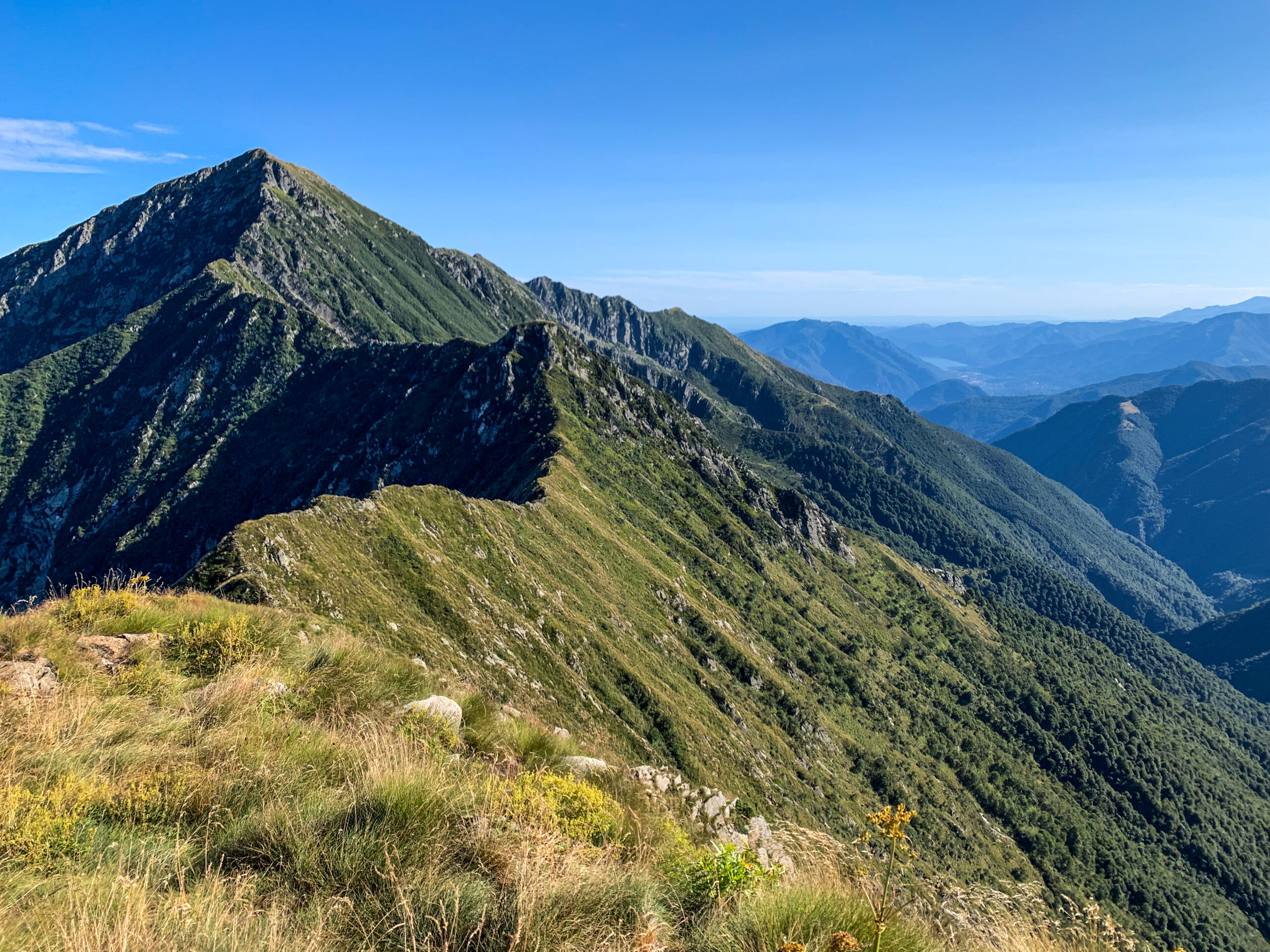 Cresta percorsa sino al Piota