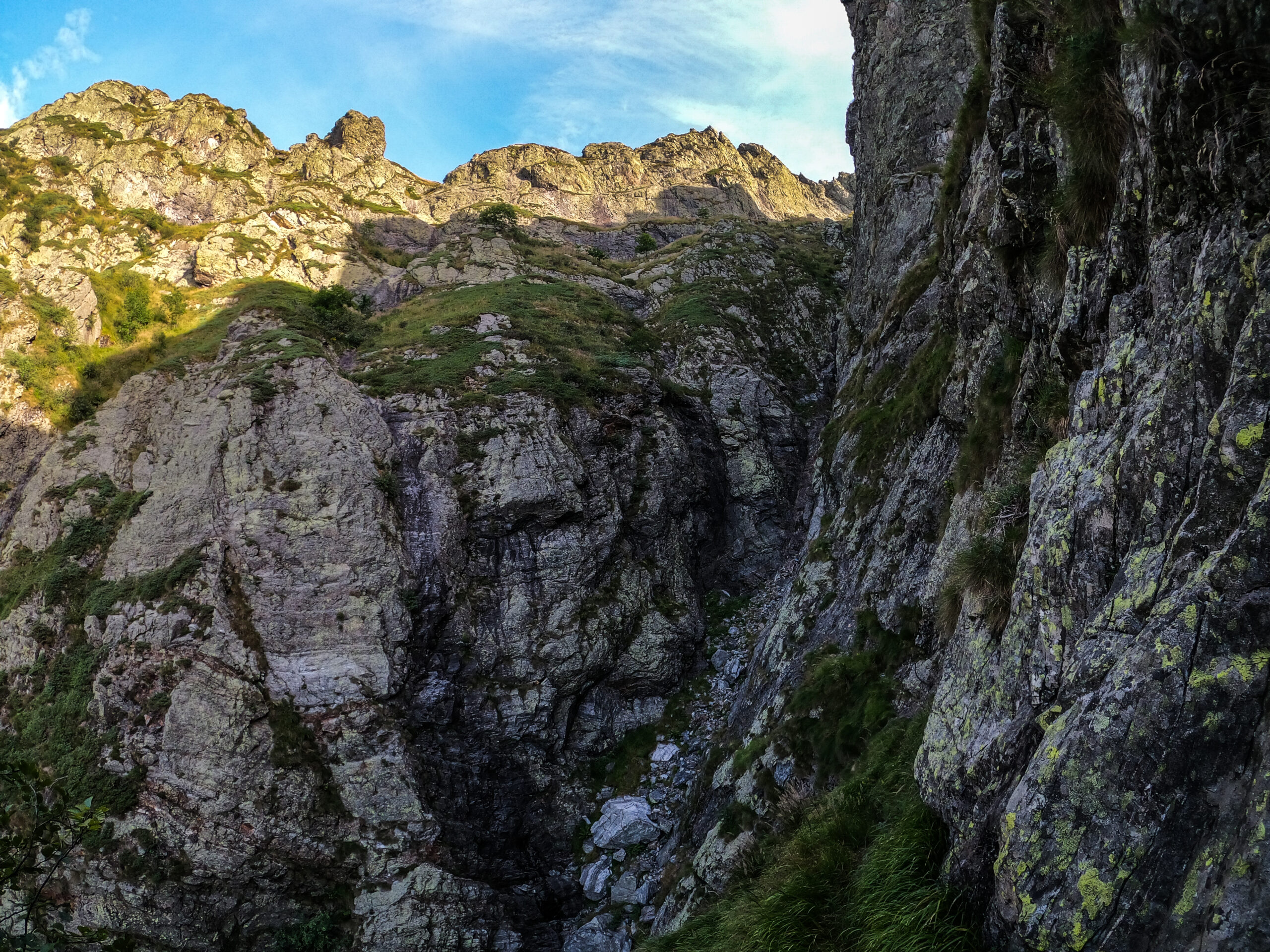 Verso il canalone attrezzato